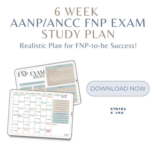 AANP ANCC Exam 6-Week Study Plan , FNP