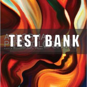 Test Bank for Abnormal Psychology Canadian 6th Edition Flett