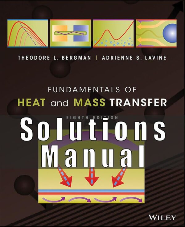 Solution Manual for Fundamentals of Heat and Mass Transfer 8th Edition Bergman