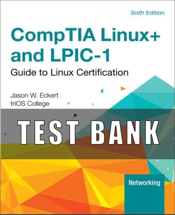 Test Bank for Linux+ and LPIC-1 Guide to Linux Certification, 6th Edition Jason Eckert